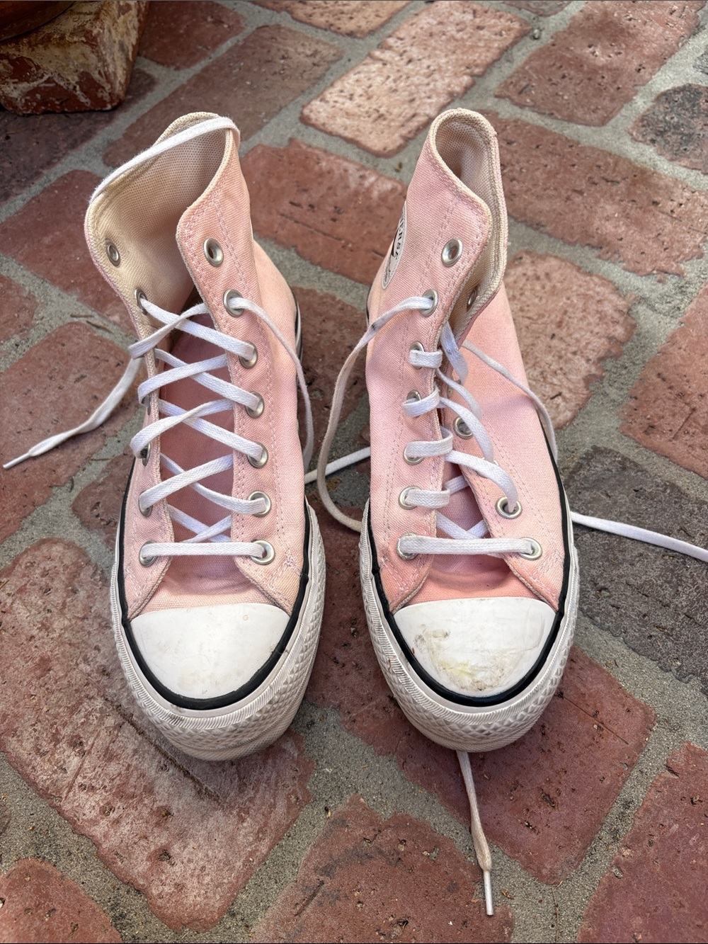 Converse High-Top Canvas Sneakers - Light Pink